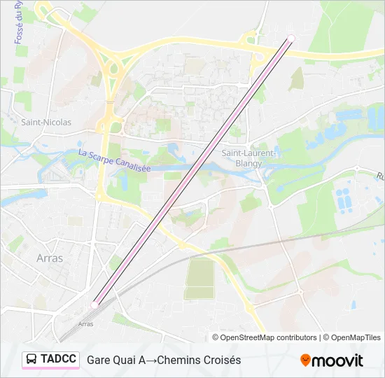 TADCC Bus Line Map