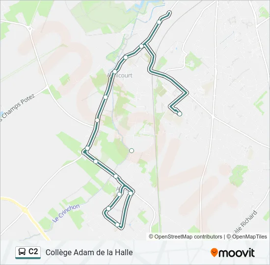 C2 Bus Line Map