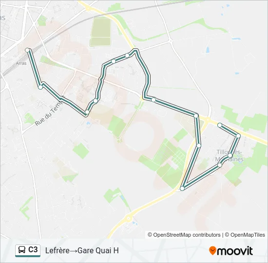 C3 Bus Line Map