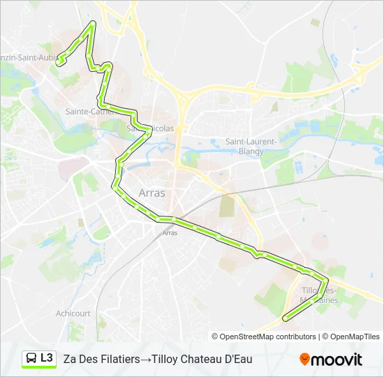 L3 Bus Line Map