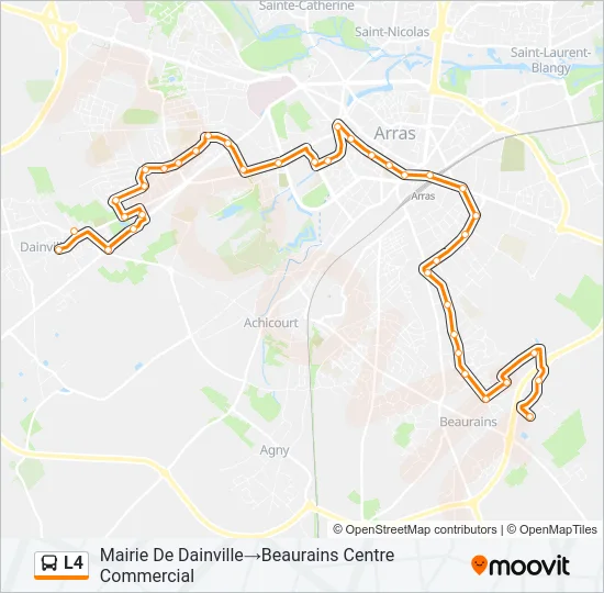 L4 Bus Line Map