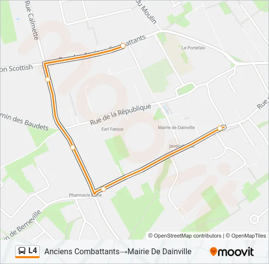 L4 Bus Line Map