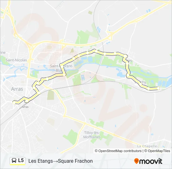 L5 Bus Line Map