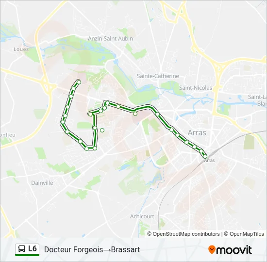 L6 Bus Line Map