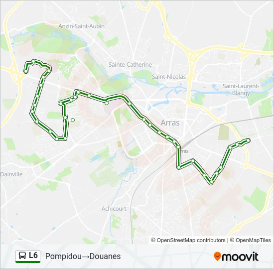 L6 Bus Line Map