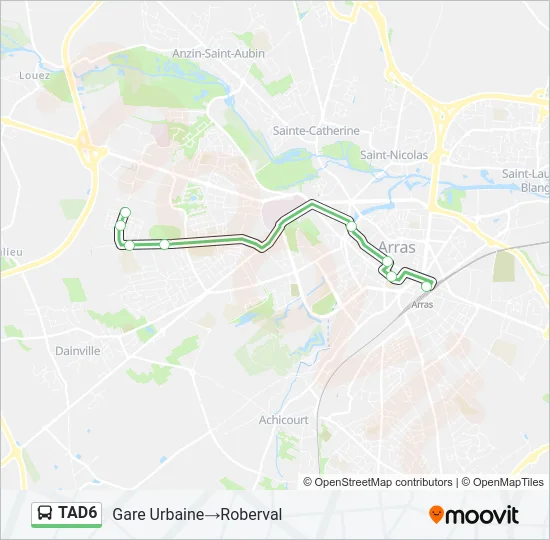 TAD6 Bus Line Map
