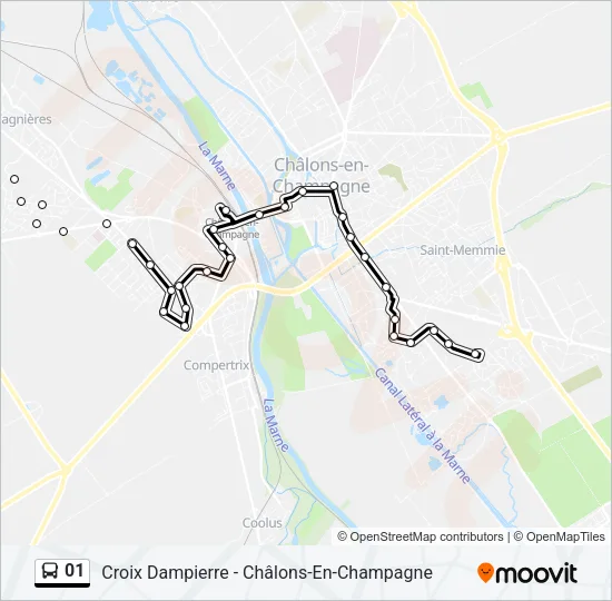 01 Bus Line Map