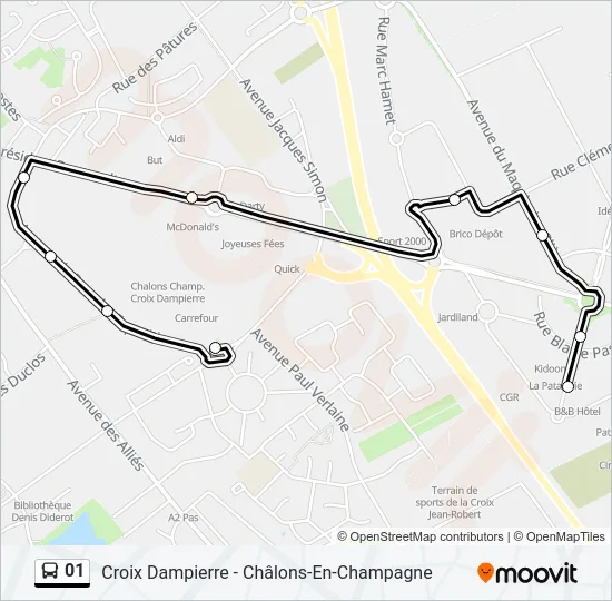 01 Bus Line Map