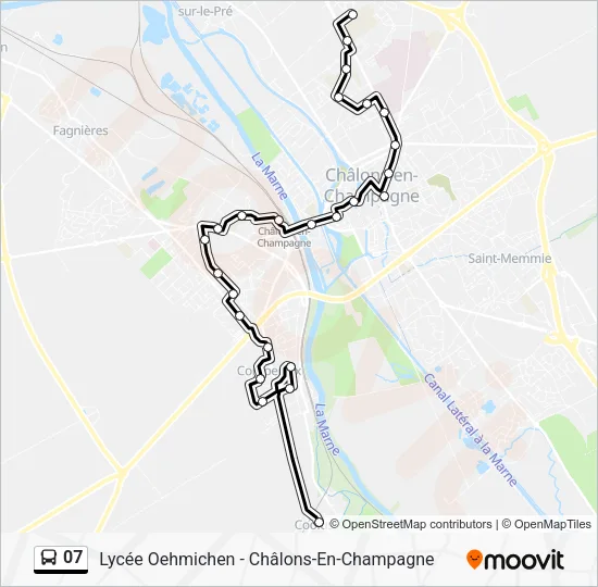 07 Bus Line Map