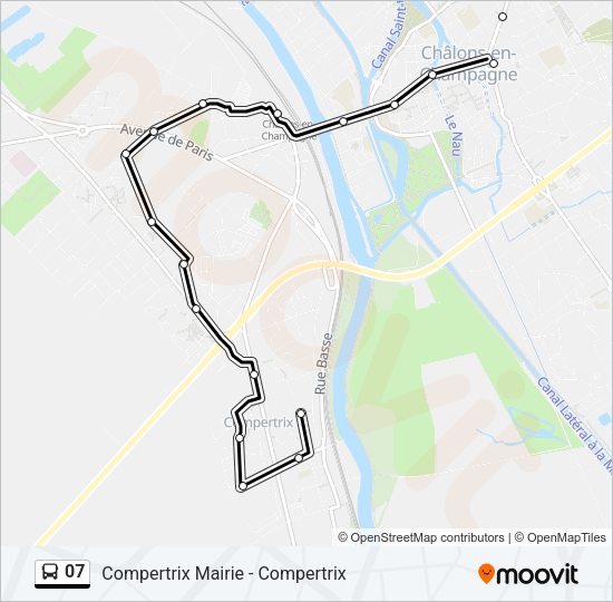 07 Bus Line Map