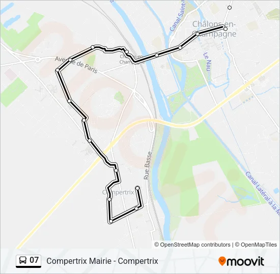 07 Bus Line Map