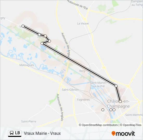 LB Bus Line Map