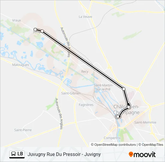 LB Bus Line Map
