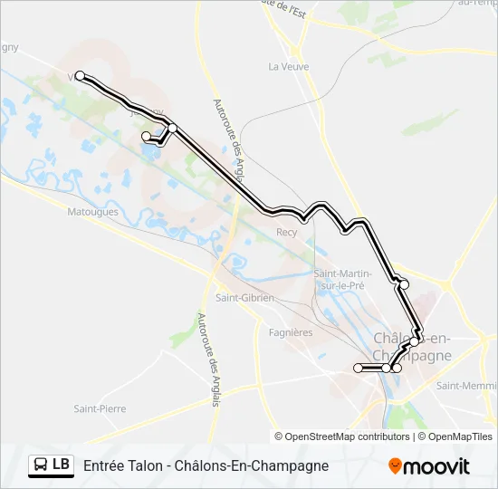 LB Bus Line Map