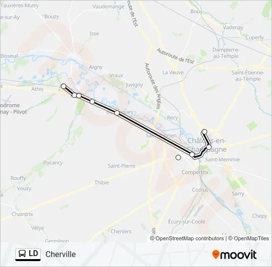 LD Bus Line Map