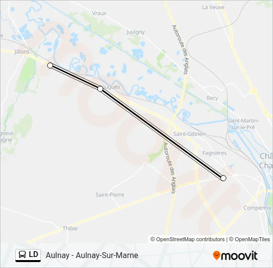 LD Bus Line Map