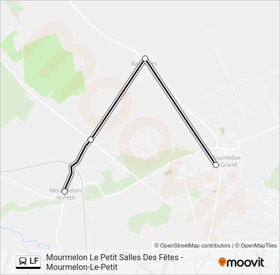 LF Bus Line Map