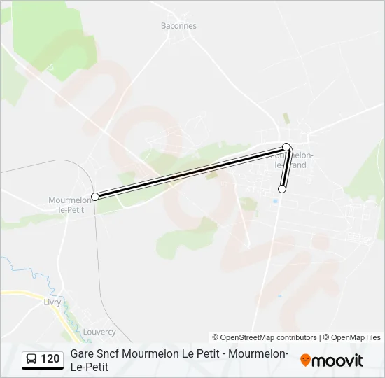 120 Bus Line Map