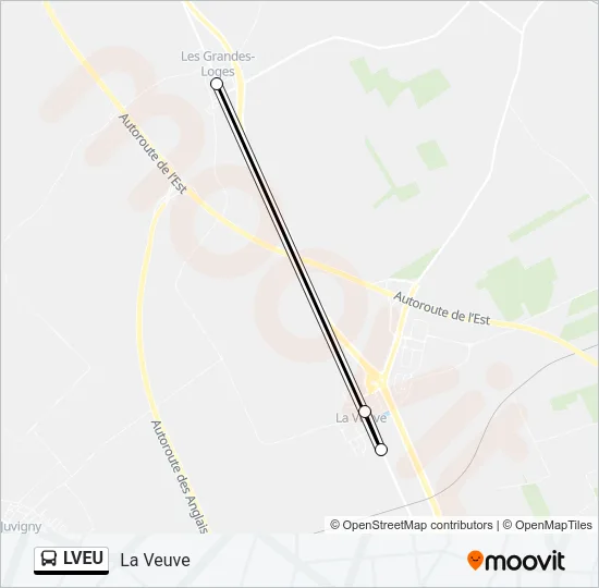 LVEU Bus Line Map