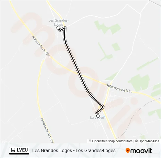 LVEU Bus Line Map