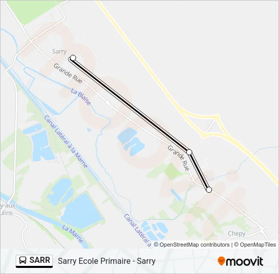 SARR Bus Line Map