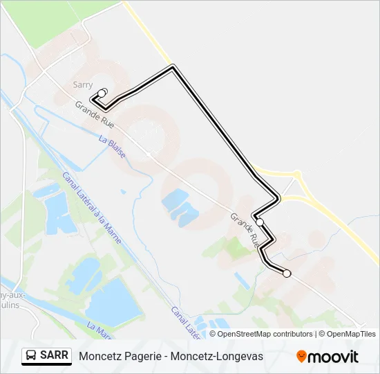 SARR Bus Line Map