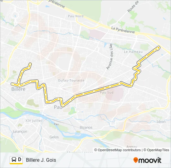D Bus Line Map