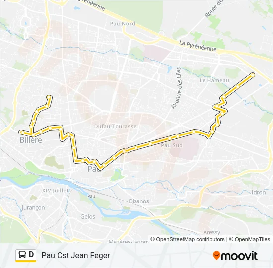 D Bus Line Map