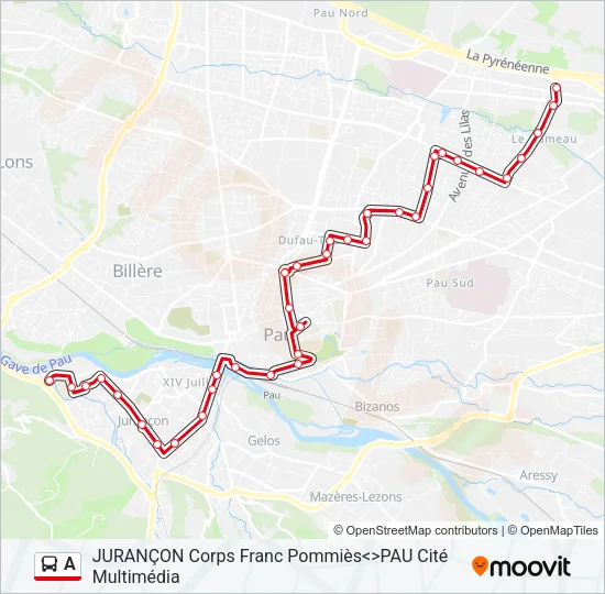 A Bus Line Map