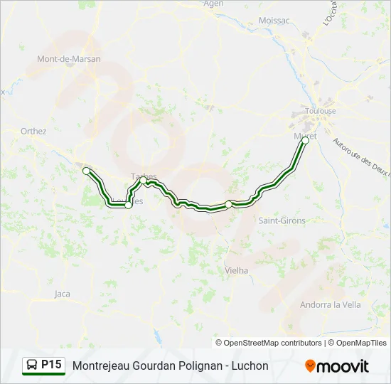 P15 Bus Line Map