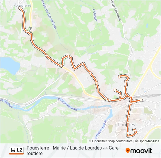 L2 Bus Line Map