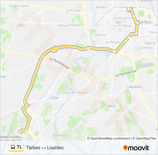 TL Bus Line Map
