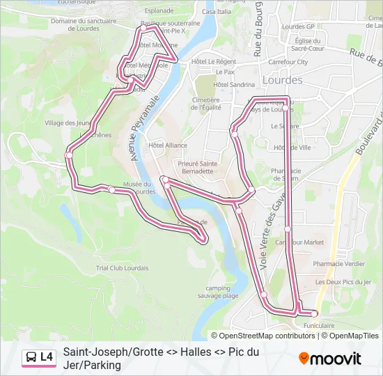 L4 Bus Line Map