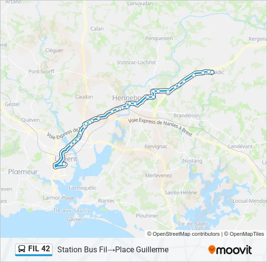 FIL 42 Bus Line Map
