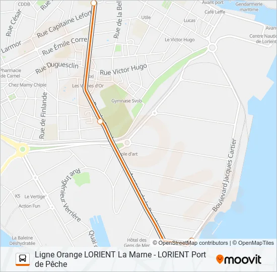 GRANDE PARADE Bus Line Map
