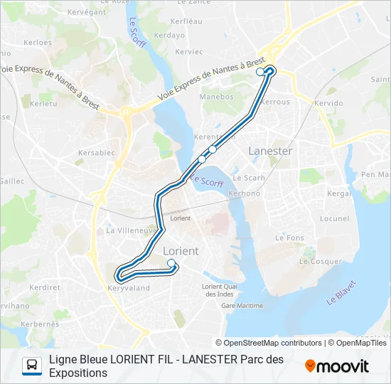GRANDE PARADE Bus Line Map