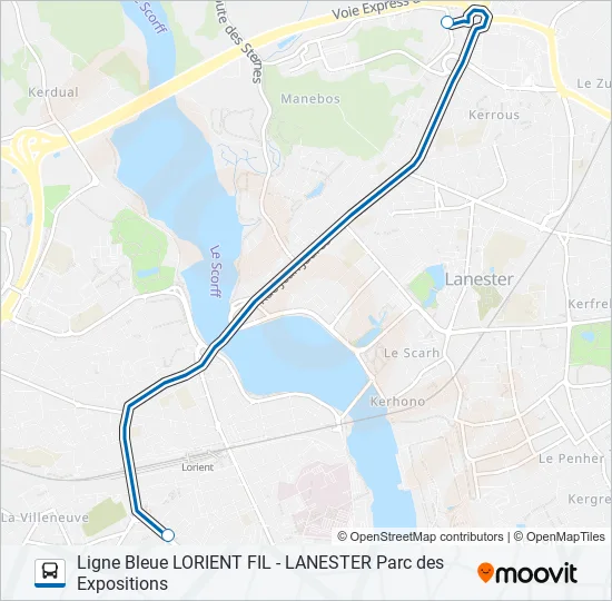 GRANDE PARADE Bus Line Map