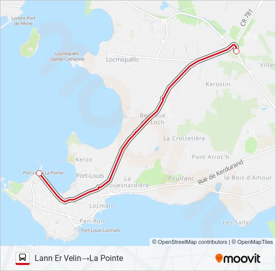 GRANDE PARADE Bus Line Map