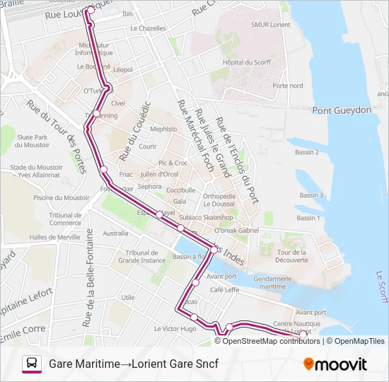 NAVETTE 2 Bus Line Map