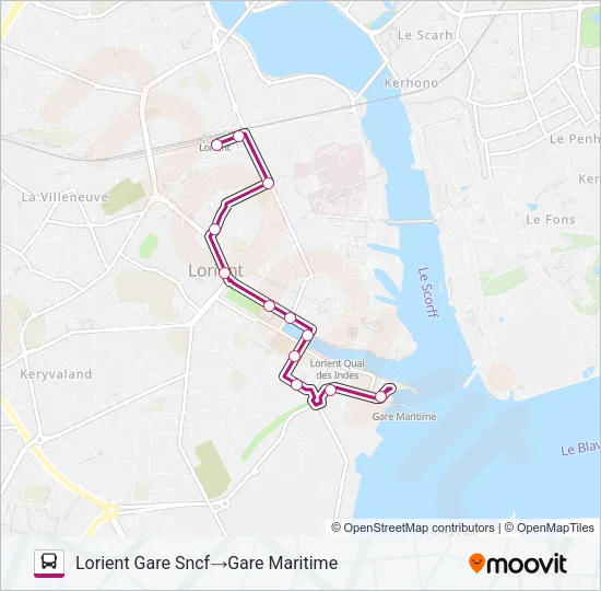 NAVETTE 2 Bus Line Map