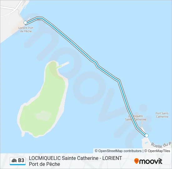 B3 Ferry Line Map