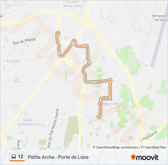 12 bus Line Map