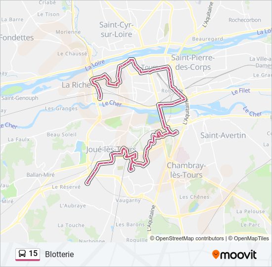 15 bus Line Map