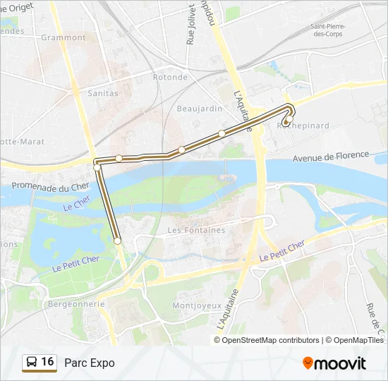 16  Line Map