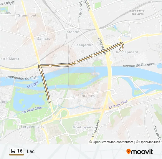 16  Line Map