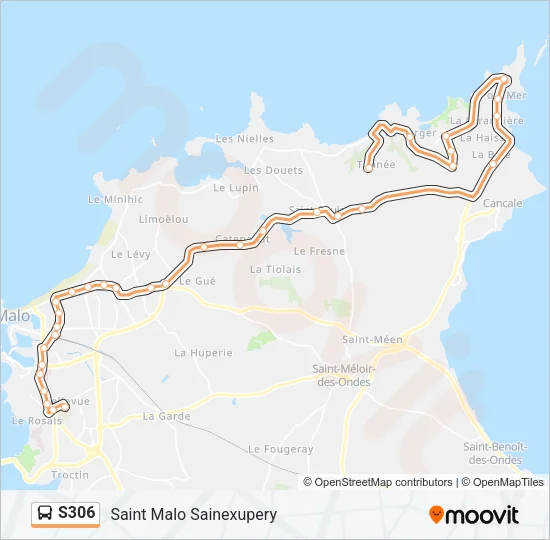 S306 Bus Line Map