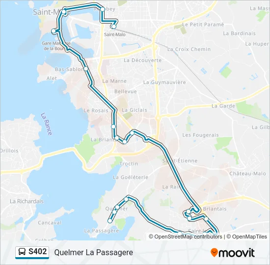 S402 Bus Line Map