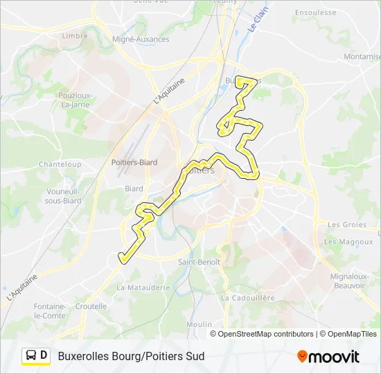 D Bus Line Map