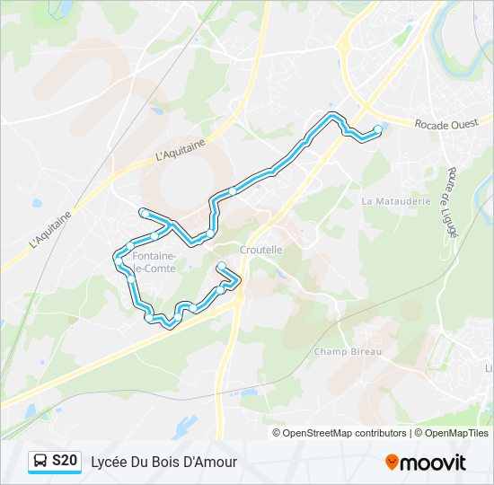 S20 Bus Line Map