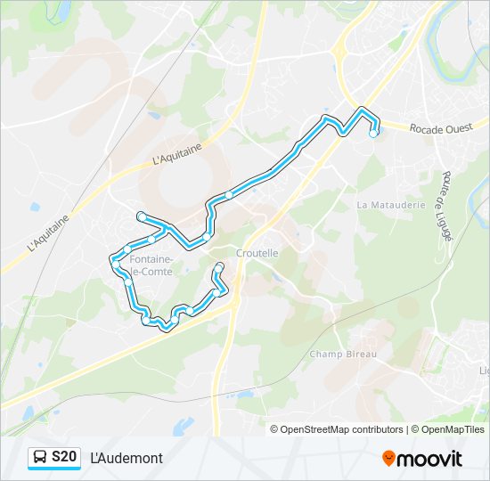 S20 Bus Line Map